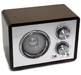 Holz Radio Holzgeh&auml;use in Retro-Stil Analog mit Beleuchtung sehr Stylish!