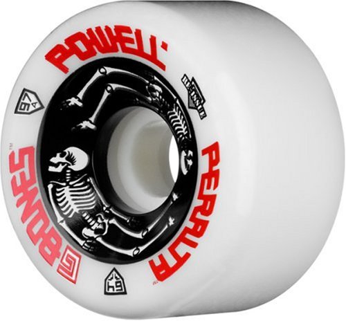 Childrens Toyshop  Toys : Powell G-Bones Skateboard Wheels 64mm 97A (White)
