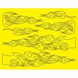 1 10 Tribal Flames Paint Mask by Parma