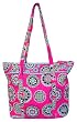 Vera Bradley New Villager Bag in Cupcake Pink