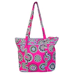 Vera Bradley New Villager Bag in Cupcake Pink