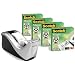 Scotch C60 Desk Tape Dispenser - Silver - with 4 Rolls of Scotch Magic Tape - 19 mm x 33 m