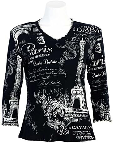 Paris Paris Cotton Ladies Top 1X