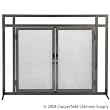 Woodfield Vintage Iron Mission Style Screen for Fireplace