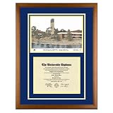 University of California Santa Barbara Diploma Frame with UCSB Art Print