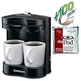Cuisinart ® Commercial 2-cup Coffeemaker - Black (includes 100 Colombia Supremo Regular Pods)