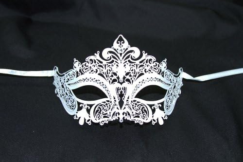 Winter Collection: White Crown Masquerade Mask