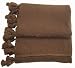 Alpaca Handmade Sofa Throw - Chocolate (Large)