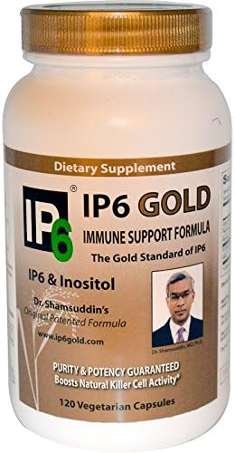 Best IP-6 International, IP-6 Gold, Immune Support Formula, 120 Veggie Caps, Vitaminder, Power Shaker Bottle, 20 oz Bottle BUNDLE