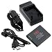 EZOPower Replacement Battery + Charger + USB Cable for Olympus SZ-31MR iHS, SZ-30MR, SZ-12, SZ-11, SZ-20, SZ-10, SP-810UZ, TG-820 iHS, TG-810, TG-620 iHS, XZ-1 Digital Cameras (Compatible with Olympus LI-50B)