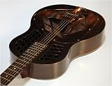 New Roundneck Tricone Champagne Matte Rresonator Guitar