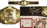 Hulk Hogan Autographed WWE Replica Heavyweight Foam Belt