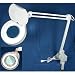 3x Desk Light Magnifier Lamp Swing Arm Clamp On White