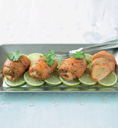 4 Arbroath Smoked Trout Rolls with Isle of Mull Crab Mousse