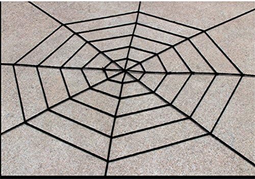 Giant Spider Web and Giant Spiders Halloween Decoration (Large)