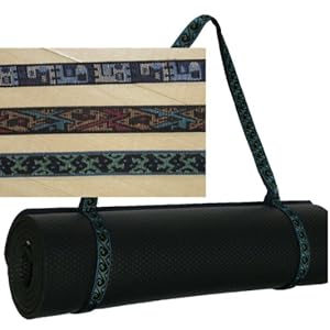 Embroidered Yoga Pilates Mat Sling Strap - Alaskan