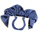 Indianapolis Colts Blue Hair Scrunchie - Hair Twist - Ponytail Holder