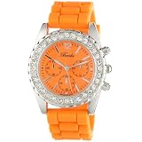 Breda Womens 2292-Orange Meryl Rhinestone Beze