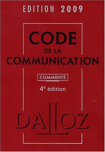 Code de la communication 2009