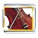 Jewelry : Classical Music Violin Photo Italian Charm Bracelet