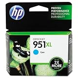 HP 951XL Cyan Officejet Ink Cartridge (CN046AN#140)