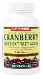Optimum Tablets, Cranberry Juice Extract, 425 Mg, 100 Count (Pack of 2)