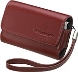 BlackBerry Leather Folio Case for BlackBerry Bold 9000 (Red) [Bulk Packagin ....