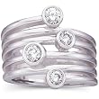 14K White Gold Diamond Ring - 0.67 Ct.