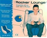 Ukayed Electric Blue Rocker Lounger Inflatable Chair With Built In Speakers