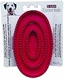 Le Salon Essentials Rubber Curry Grooming Brush with Loop Handle