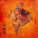 L??Esprit Indien - Art Print Poster 28 x 28 Image