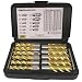 Jancy Slugger Cobalt Steel Annular Cutter Set, TiN Coated, 3/4" Annular Shank, 2" Cut Depth, 7/16" to 1-1/16" Sizes