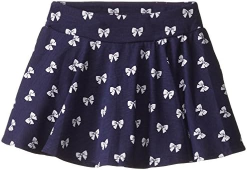 Hartstrings Little Girls' Knit Jersey Skirt, Bow Print, 4T