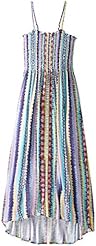 Girls Spring Rayon General Print Maxi Dress 