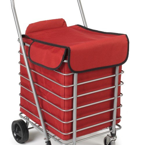 Polder MultiUse Insert Bag for Superlight Shopping Cart, Red , New