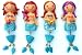 Set 4 Mermaid Magnets Starfish Seahorse Crab Fish New