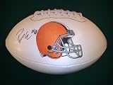 PEYTON HILLIS SIGNED AUTOGRAPHED FOOTBALL CLEVELAND BROWNS COA + HOLOGRAM