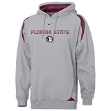 Nike Florida State Seminoles (FSU) Ash Pass Rush Hoody Sweatshirt