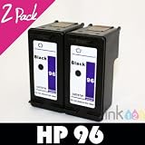 2 pk HP 96 Black Ink Cartridge C8767WN HP96 For OfficeJet 7210 7210v 7210xi 7410 7410xi 7310 7310xi Deskjet 5940 5940xi 5740 5740xi 5743 5745 5748 6520 6520xi 6540 6540dt 6540xi 6620 6830v 6620 6830 6840 6840dt 6840xi 6940 6940dt 6980 6980dt 9800 9800d 6988 6988dt 460 460c 460wbt 460wf PhotoSmart 2613 8750xi 2610v 2608 8750gp 8758 2610 8150 8150v 8150xi 8450 8450xi B8350 2605 8750 8753 PSC 1600
