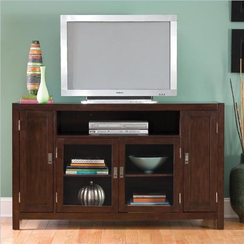 Home Styles Furniture City Chic Plasma,LCD TV Stand in Espresso