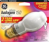 GE 10043 150-Watt Halogen A-line Light Bulb, 1-Pack