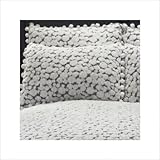 Single Fresh Snow Pillow Sham - Standard (Sew it on Green/Snow) (27"L x 21" ....