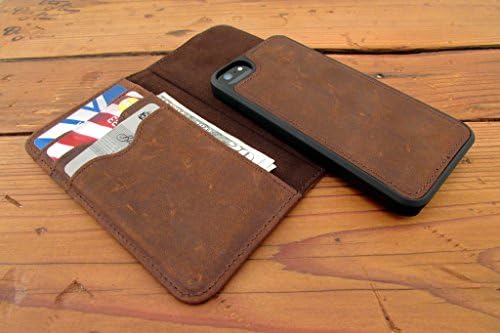 SPORT leather wallet combo case by Dock Artisan (Brown)