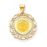 14k St Michael Medal Pendant