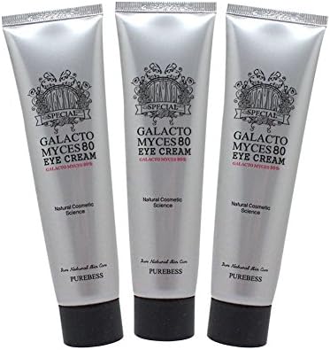 PUREBASS Galactomyces 80 EYE Cream 50ml Galactomyces 80% Wrinkles Moisturizing (3pcs)