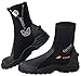 SEAC Seac 6mm Super-Stretch Zippered Hard Sole Dive Boots Booties, Large (10/11)