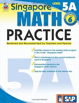 Math Practice, Grade 6: Reviewed and Recommended by Teachers and Parents (Singapore Math)
