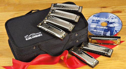 LoDuca® 7 - Pc. Harmonica Set with DVD