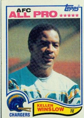 1982 Topps #241 Kellen Winslow - San Diego Chargers (Football Cards)
