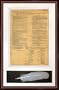Presidents' Day Sale 50%.The United States Constitution. High Quality Replica of Historical document. Genuine Parchment & Quill. Framed and Matted